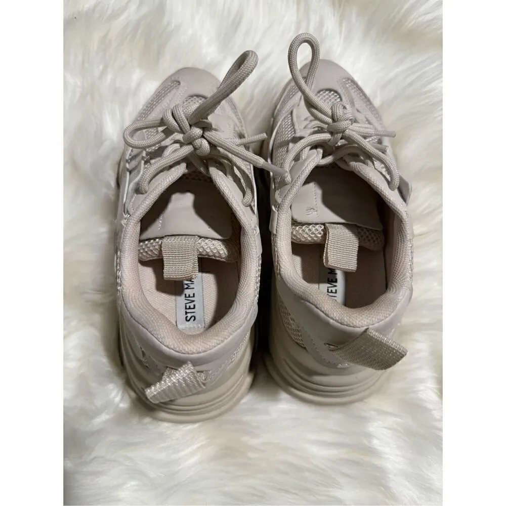 Steve Madden Possession trainers in Greige sneakers 6.5
